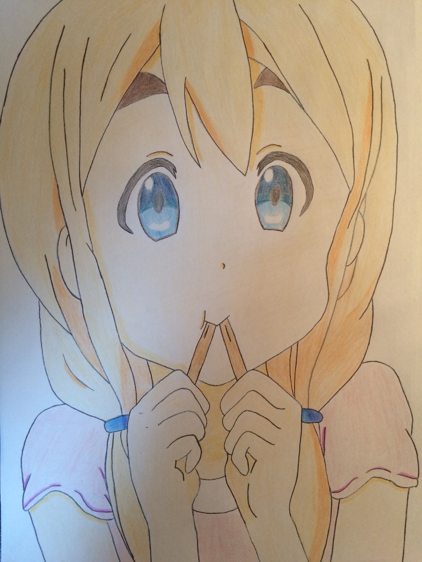 けいおん 琴吹紬 描いてみた 初心者が絵を描き続けるブログ